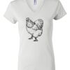 Women's Short Sleeve V-Neck T-Shirt Thumbnail