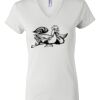 Women's Short Sleeve V-Neck T-Shirt Thumbnail