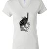 Women's Short Sleeve V-Neck T-Shirt Thumbnail