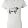 Women's Short Sleeve V-Neck T-Shirt Thumbnail