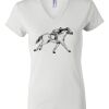 Women's Short Sleeve V-Neck T-Shirt Thumbnail