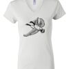 Women's Short Sleeve V-Neck T-Shirt Thumbnail