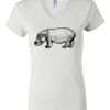 Women's Short Sleeve V-Neck T-Shirt Thumbnail