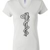 Women's Short Sleeve V-Neck T-Shirt Thumbnail