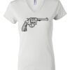 Women's Short Sleeve V-Neck T-Shirt Thumbnail