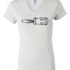 Women's Short Sleeve V-Neck T-Shirt Thumbnail