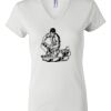 Women's Short Sleeve V-Neck T-Shirt Thumbnail