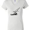 Women's Short Sleeve V-Neck T-Shirt Thumbnail