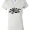 Women's Short Sleeve V-Neck T-Shirt Thumbnail