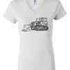 Women's Short Sleeve V-Neck T-Shirt Thumbnail