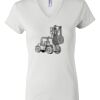 Women's Short Sleeve V-Neck T-Shirt Thumbnail