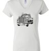 Women's Short Sleeve V-Neck T-Shirt Thumbnail