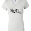 Women's Short Sleeve V-Neck T-Shirt Thumbnail