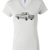 Women's Short Sleeve V-Neck T-Shirt Thumbnail