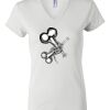 Women's Short Sleeve V-Neck T-Shirt Thumbnail