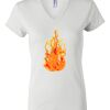 Women's Short Sleeve V-Neck T-Shirt Thumbnail