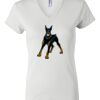 Women's Short Sleeve V-Neck T-Shirt Thumbnail