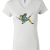 Women's Short Sleeve V-Neck T-Shirt Thumbnail